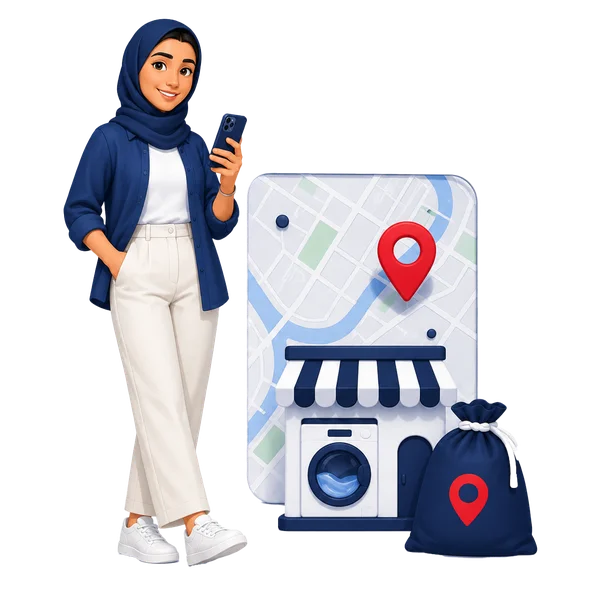 أصحاب المغاسل في تطبيق مغسلتي
